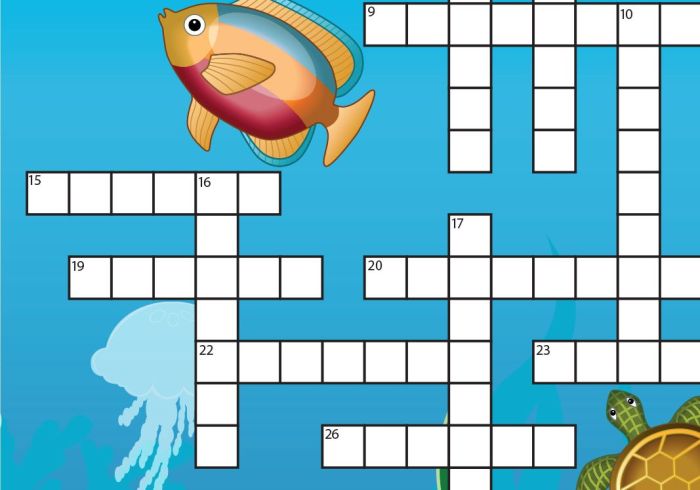 To the left at sea crossword